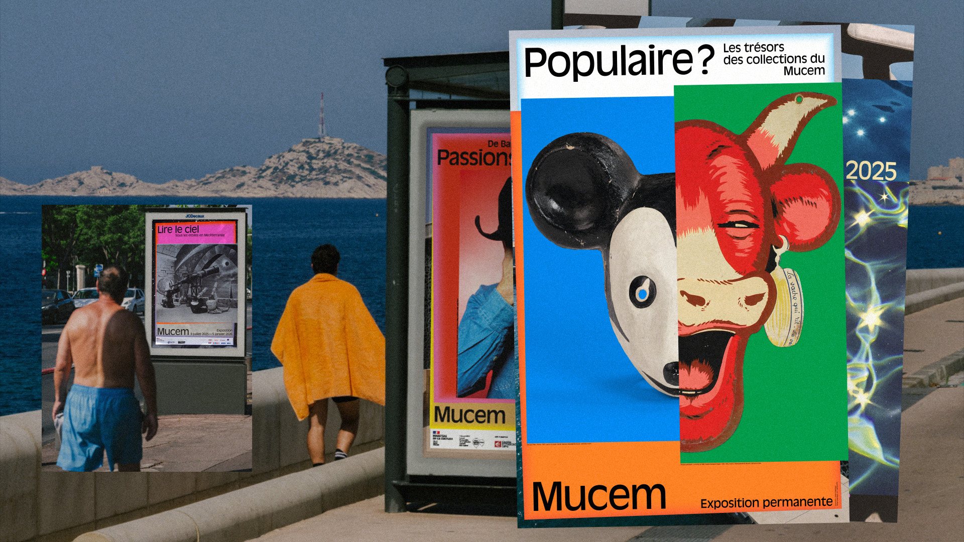 Mucem — composition d’affiches d’exposition, vue 04 — Les Graphiquants